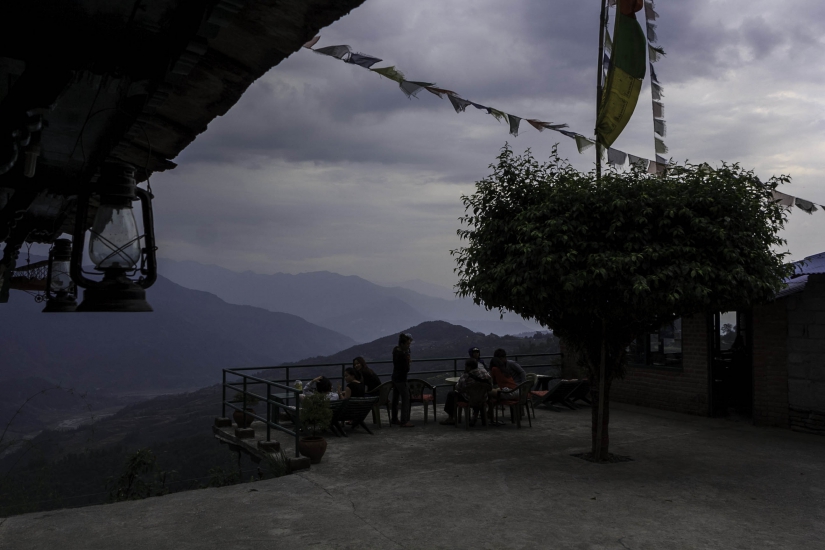 Mountain views from Dhampus Holiday Home